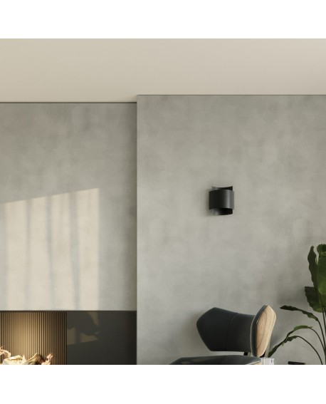 Kinkiet IMPACT czarny Sollux SL.0858