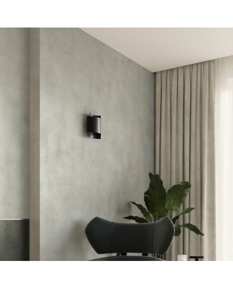 Kinkiet IMPACT czarny Sollux SL.0858