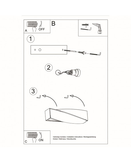 Kinkiet SIGMA czarny Sollux SL.0870