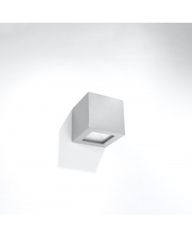 Kinkiet ceramiczny LEO szary Sollux SL.0871