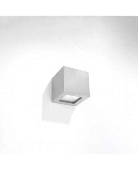 Kinkiet ceramiczny LEO szary Sollux SL.0871