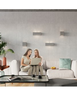 Kinkiet ceramiczny LEO szary Sollux SL.0871