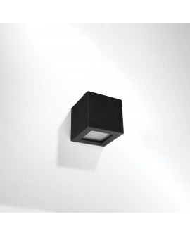 Kinkiet ceramiczny LEO czarny Sollux SL.0872