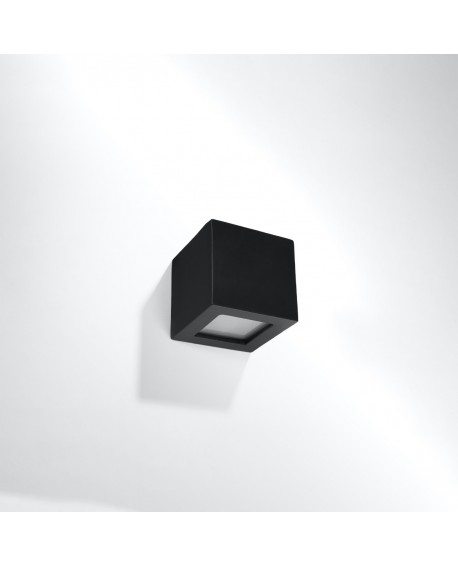 Kinkiet ceramiczny LEO czarny Sollux SL.0872