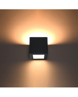 Kinkiet ceramiczny LEO czarny Sollux SL.0872