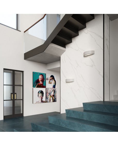 Kinkiet ceramiczny ATENA szary Sollux SL.0873