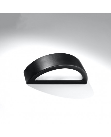 Kinkiet ceramiczny ATENA czarny Sollux SL.0874