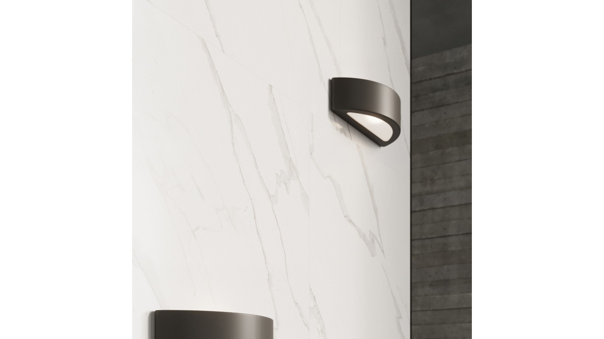 Kinkiet ceramiczny ATENA czarny Sollux SL.0874