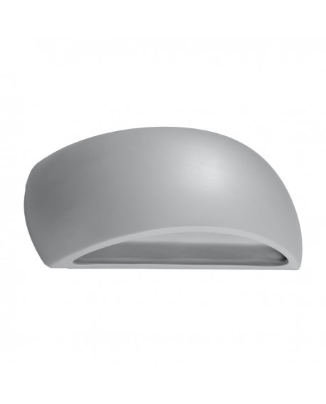 Kinkiet ceramiczny PONTIUS szary Sollux SL.0875