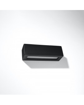 Kinkiet ceramiczny VEGA czarny Sollux SL.0878