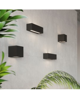 Kinkiet ceramiczny VEGA czarny Sollux SL.0878