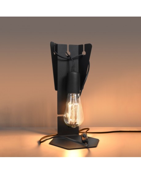 Lampa biurkowa ARBY czarna Sollux SL.0880