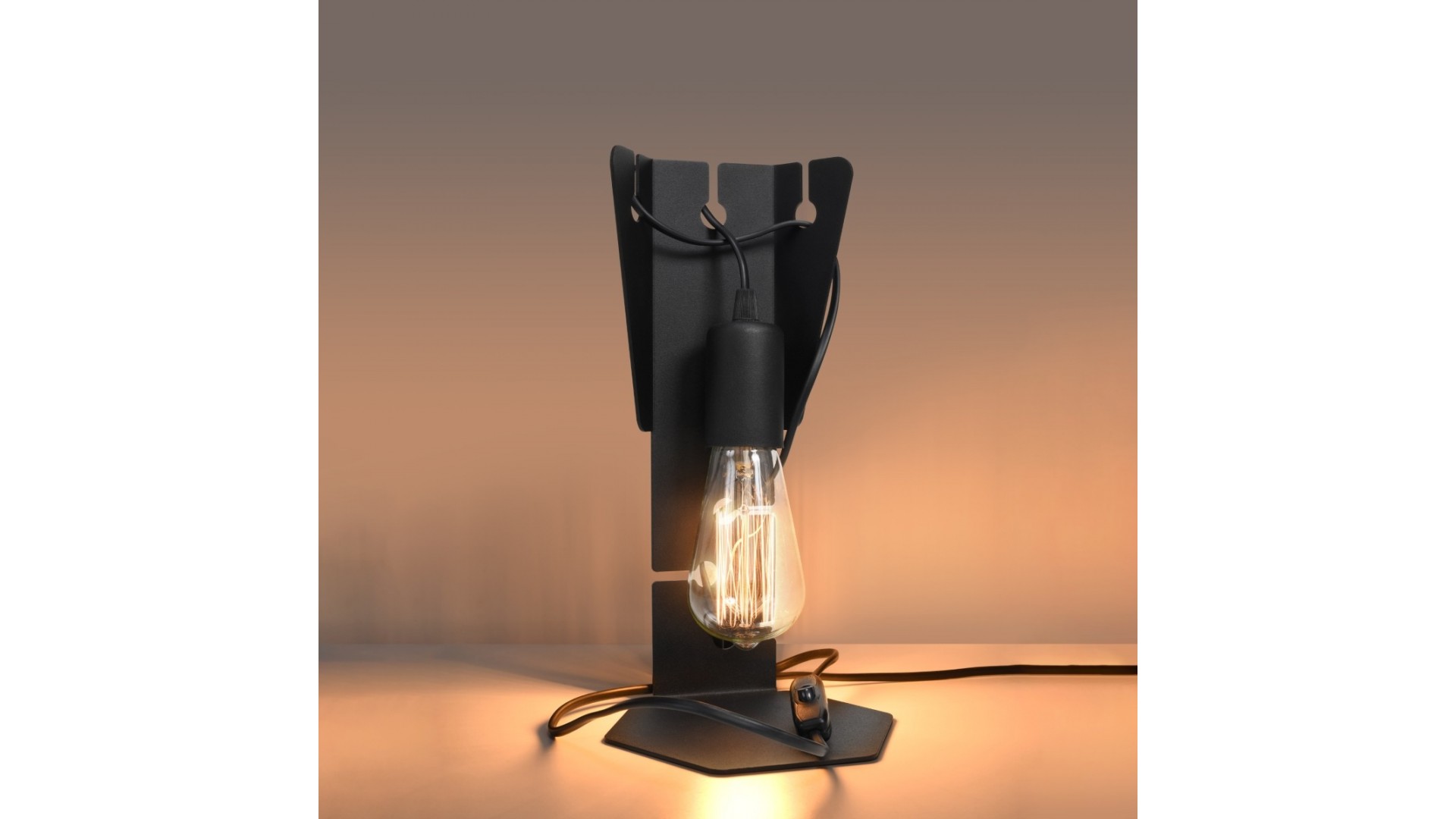 Lampa biurkowa ARBY czarna Sollux SL.0880