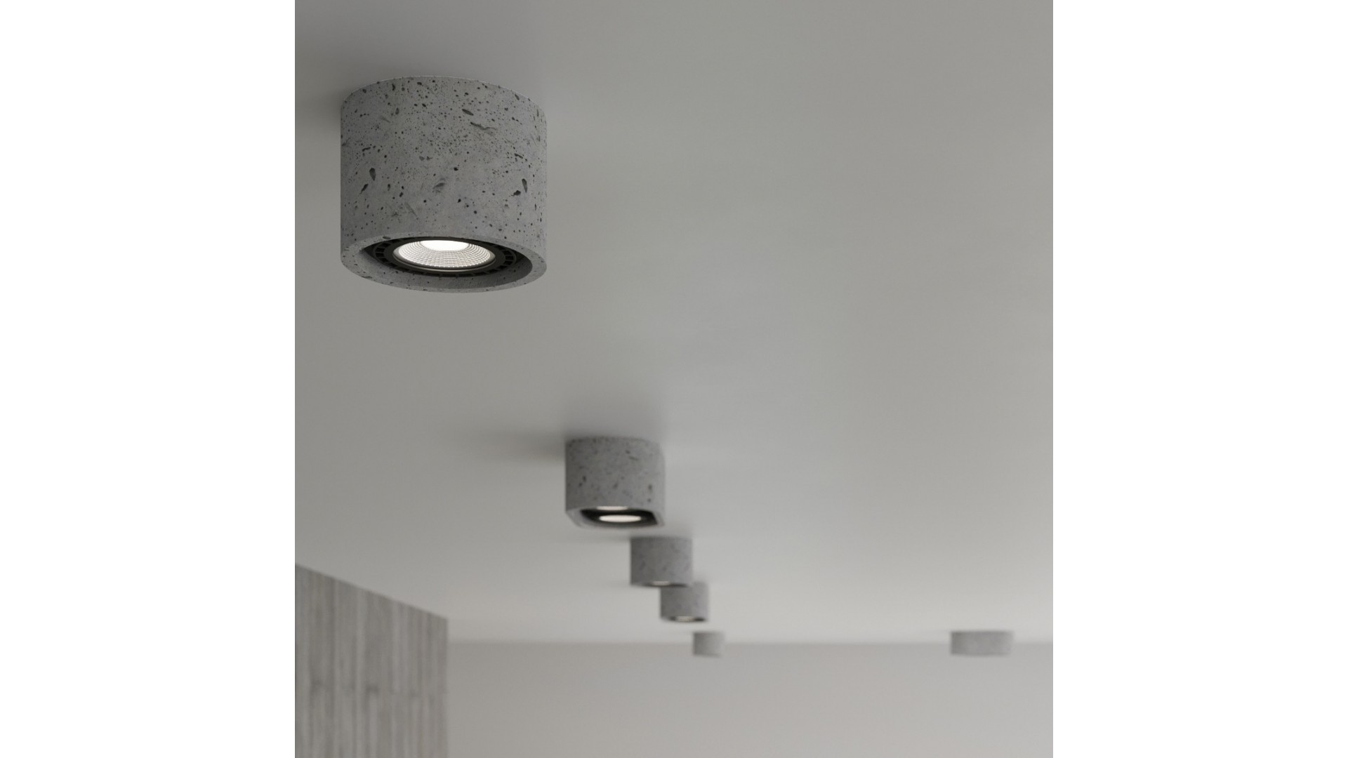 Plafon BASIC 1 beton Sollux SL.0881