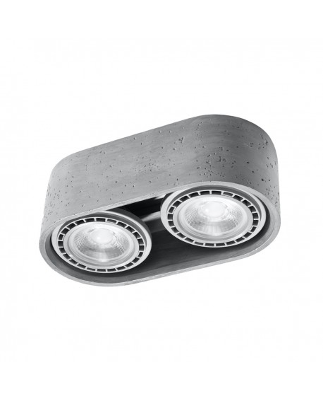 Plafon BASIC 2 beton Sollux SL.0882
