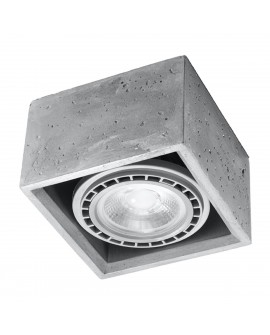 Plafon QUATRO 1 beton Sollux SL.0883