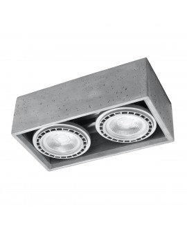 Plafon QUATRO 2 beton Sollux SL.0884