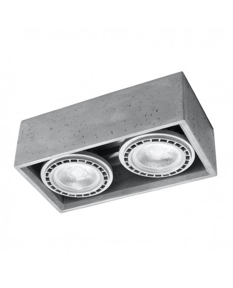 Plafon QUATRO 2 beton Sollux SL.0884