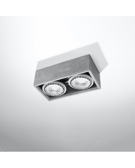 Plafon QUATRO 2 beton Sollux SL.0884