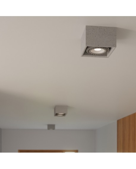 Plafon QUATRO 2 beton Sollux SL.0884