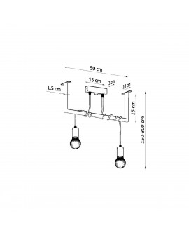 Żyrandol SALAMANCA 2 Sollux SL.0894