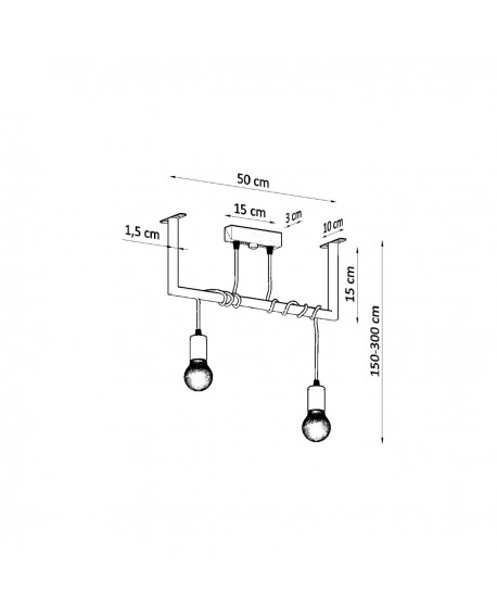 Żyrandol SALAMANCA 2 Sollux SL.0894