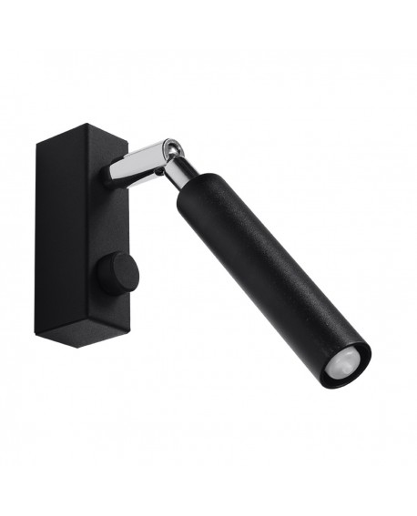 Kinkiet EYETECH 1 czarny Sollux SL.0897