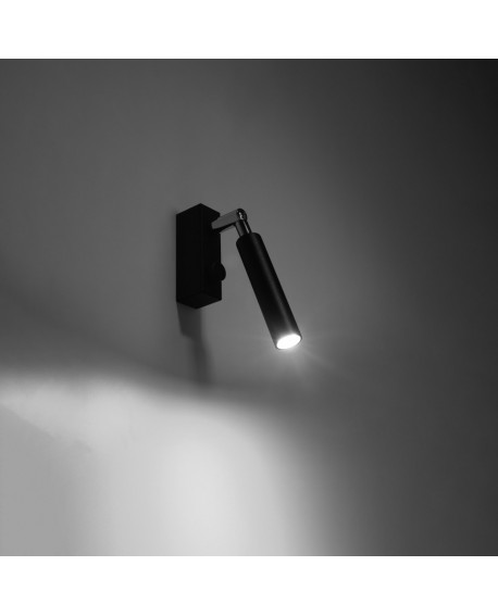 Kinkiet EYETECH 1 czarny Sollux SL.0897