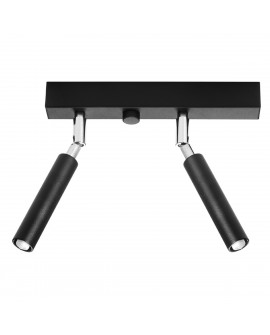 Plafon EYETECH 2 czarny Sollux SL.0898