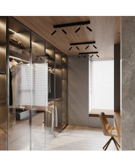 Plafon EYETECH 2 czarny Sollux SL.0898