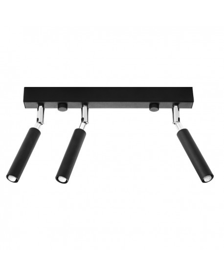 Plafon EYETECH 3 czarny Sollux SL.0899