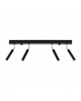 Plafon EYETECH 4 czarny Sollux SL.0900