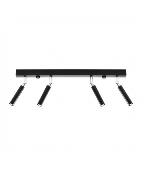 Plafon EYETECH 4 czarny Sollux SL.0900