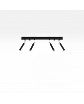 Plafon EYETECH 4 czarny Sollux SL.0900