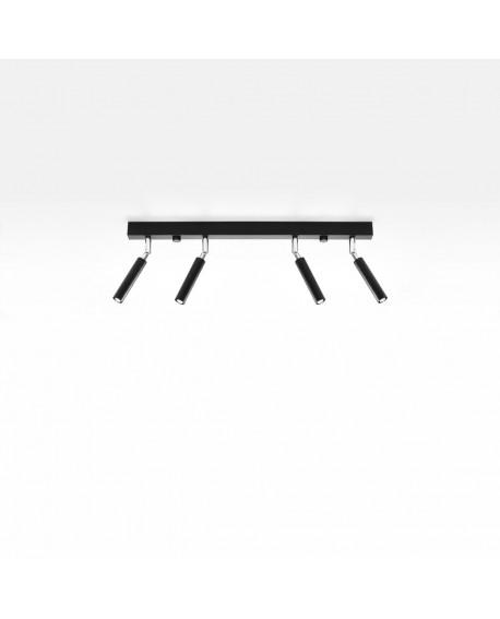Plafon EYETECH 4 czarny Sollux SL.0900