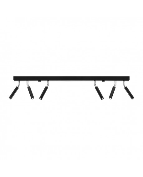 Plafon EYETECH 6 czarny Sollux SL.0901