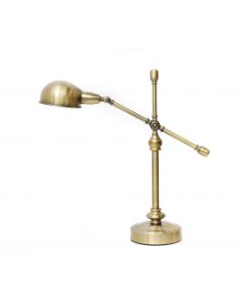 LAMPA STOŁOWA BIURKOWA MOSIĘŻNA CANDINO LUMINA DECO