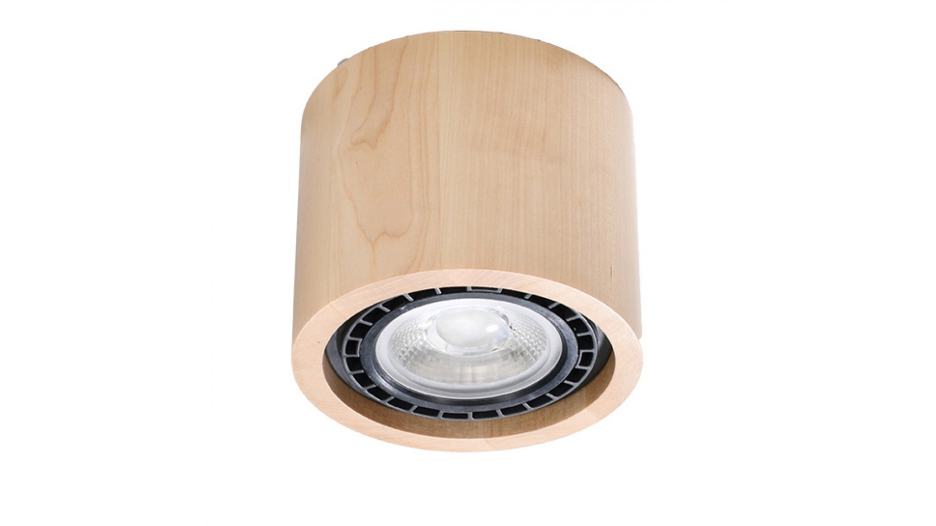 Plafon BASIC 1 naturalne drewno Sollux SL.0913