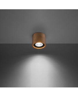 Plafon BASIC 1 naturalne drewno Sollux SL.0913