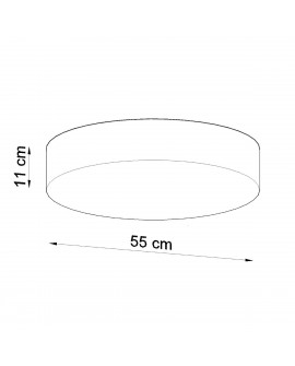 Plafon ARENA 55 biały Sollux SL.0919