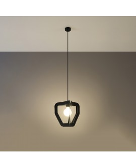Lampa wisząca TRES czarna Sollux SL.0930