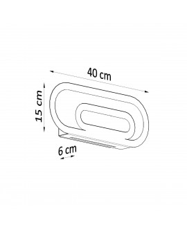 Kinkiet SACCON biały Sollux SL.0931