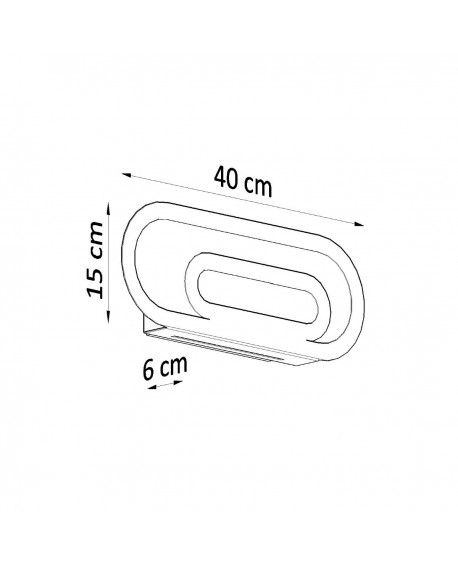 Kinkiet SACCON biały Sollux SL.0931