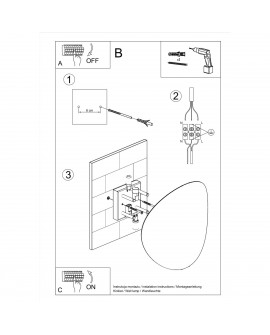 Kinkiet SENSES biały Sollux SL.0934