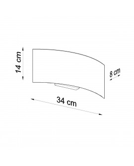 Kinkiet MAGNUS czarny Sollux SL.0937