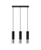Lampa wisząca LOOPEZ 3L czarny/chrom Sollux SL.0942