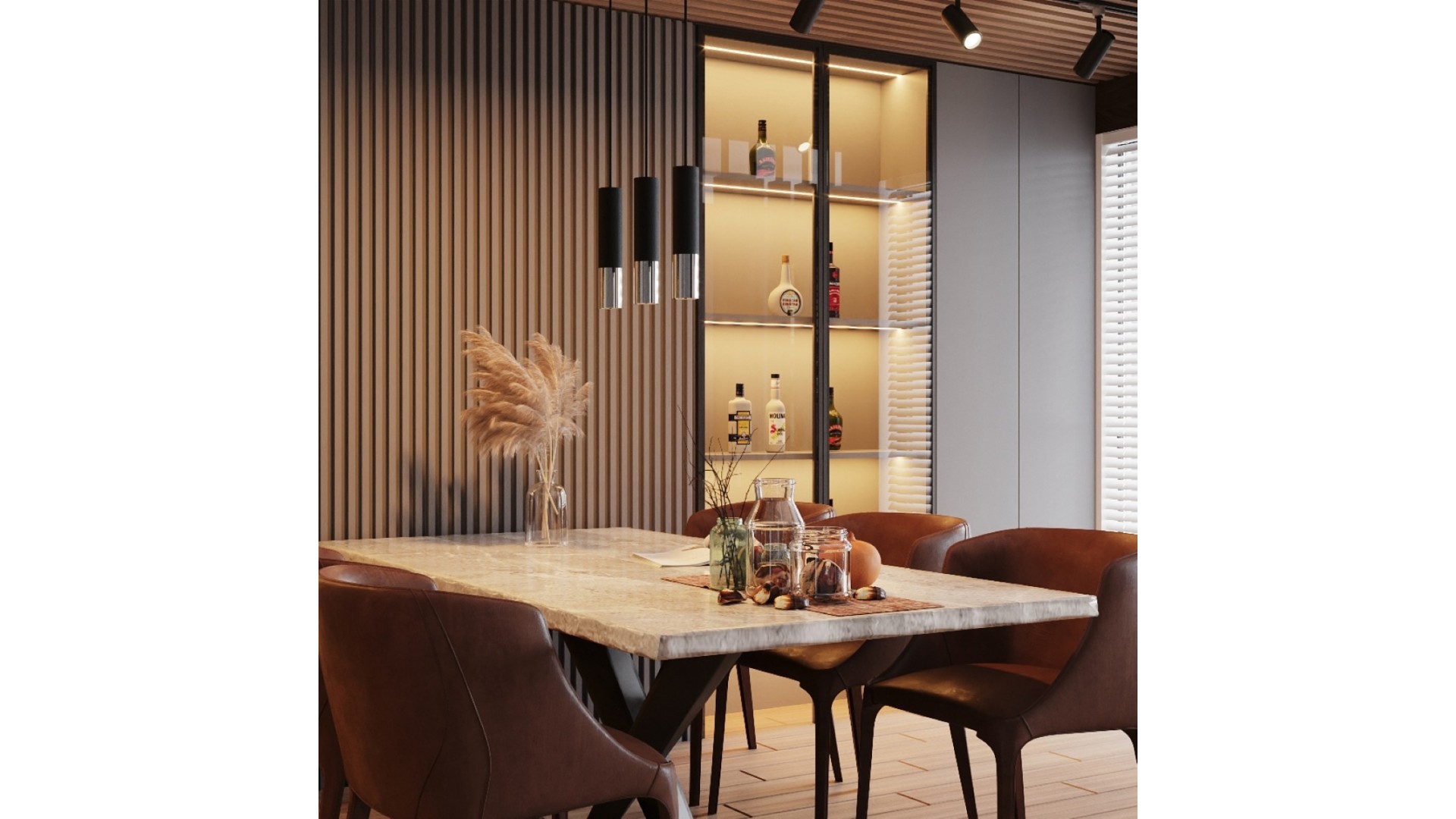 Lampa wisząca LOOPEZ 3L czarny/chrom Sollux SL.0942