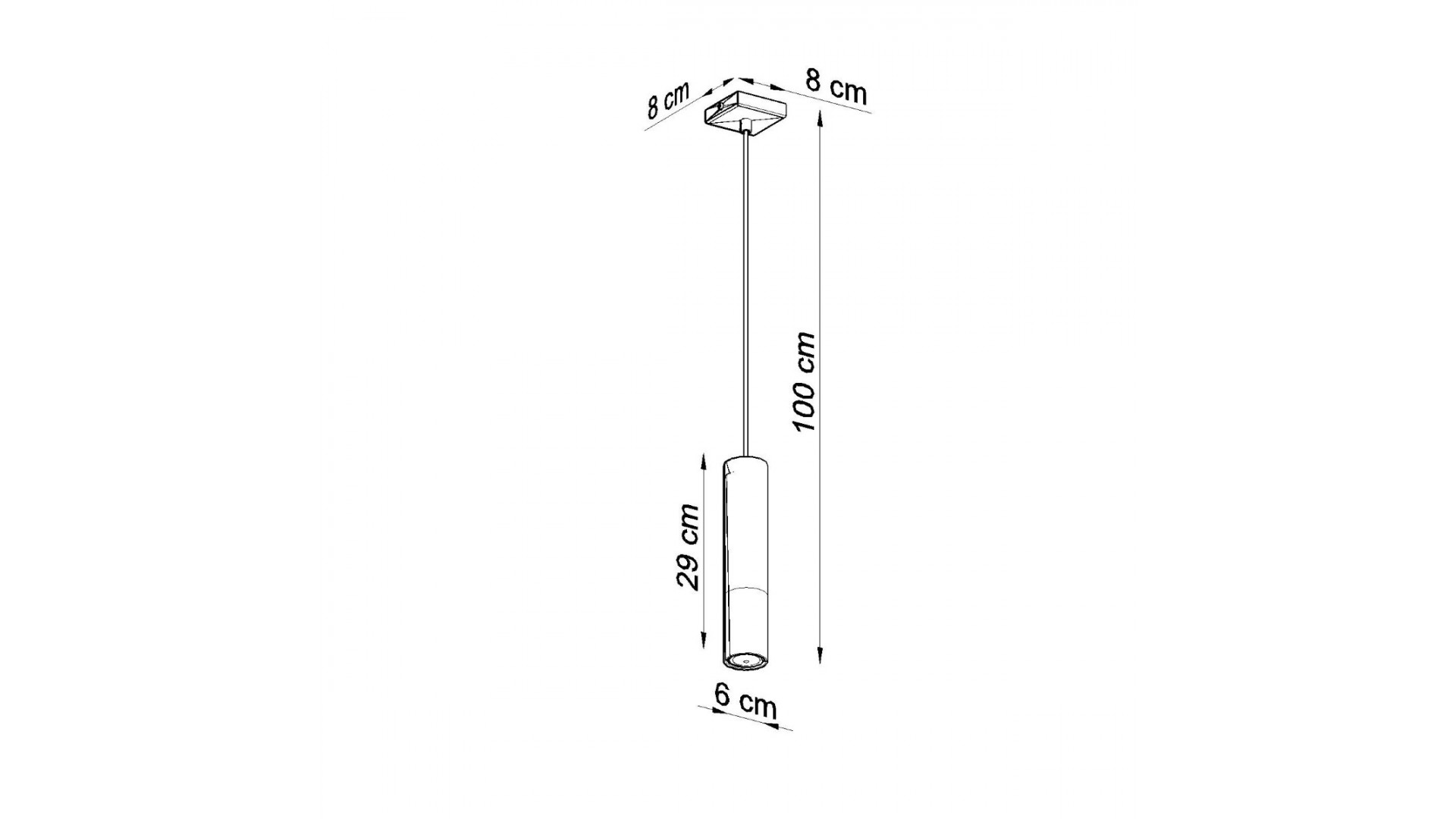 Lampa wisząca LOOPEZ 1 czarny/miedź Sollux SL.0946