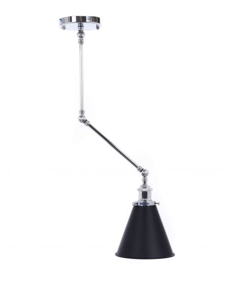 LAMPA SUFITOWA LOFTOWA CHROMOWANA TERI W2 LUMINA DECO