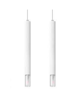 Lampa wisząca WEZYR 2 biała Sollux SL.0958